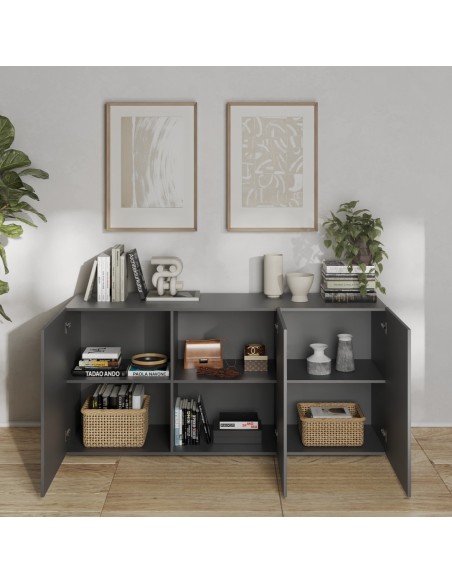 Madia 3 ante serigrafate Antracie