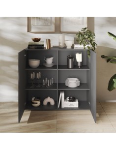 Madia 2 ante serigrafate Antracite 2