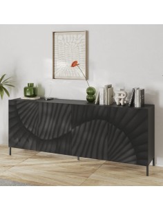 Madia 4 ante serigrafate antracite