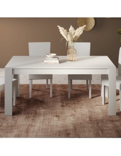Tavolo allungabile Bianco opaco