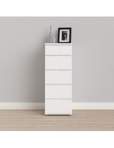 Cassettiera 5 cassetti stretta 2