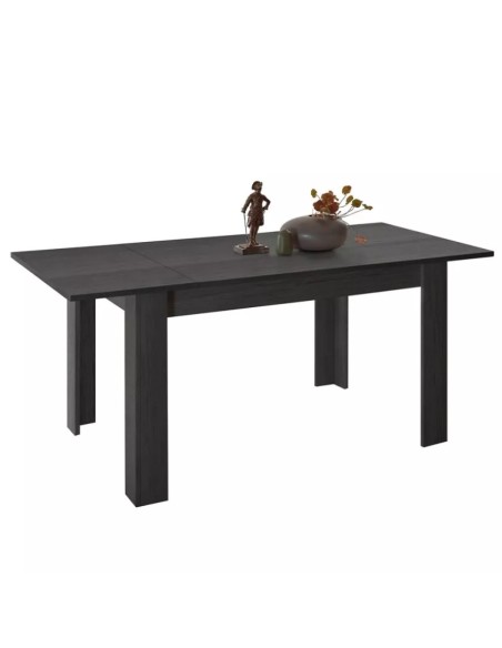 Tavolo allungabile Nero frassinato (Sedie escluse)