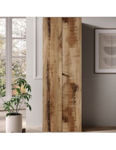 Mobile alto ufficio /ingresso 2 ante Nero/Pero 63 x 35 x 184 H