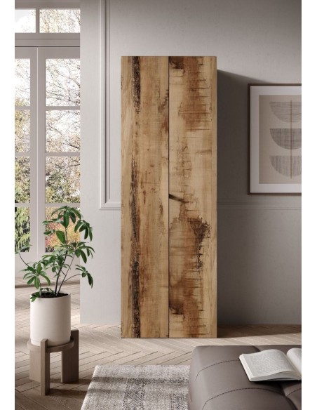 Mobile alto ufficio /ingresso 2 ante Nero/Pero 63 x 35 x 184 H