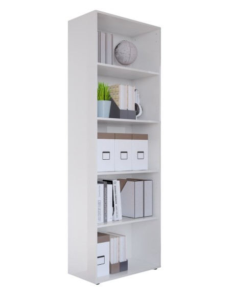 Libreria alta Bianco opaco