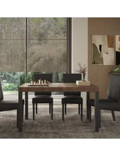 Tavolo con gambe in metallo Mercure cm 140 (Sedie escluse)