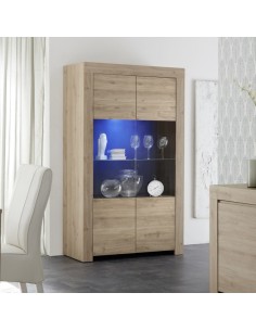 Vetrina 2 ante Rovere kadiz Florence