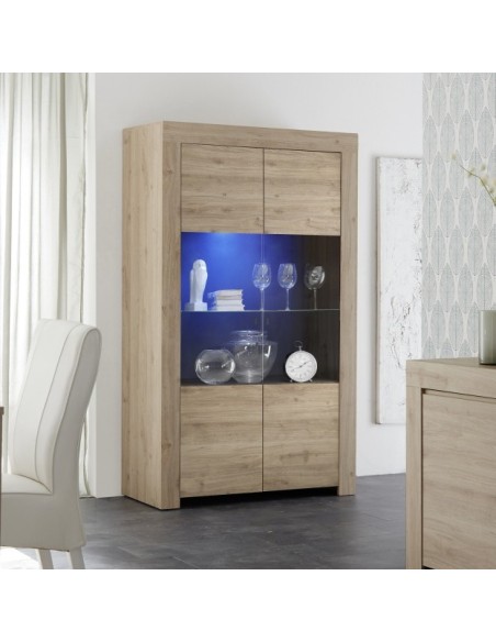 Vetrina 2 ante Rovere kadiz Florence