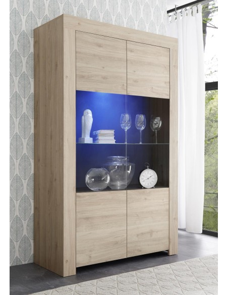 Vetrina 2 ante Rovere kadiz Florence