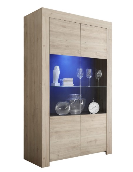 Vetrina 2 ante Rovere kadiz Florence