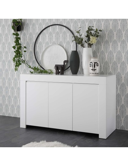Credenza 3 ante Bianco opaco Florence