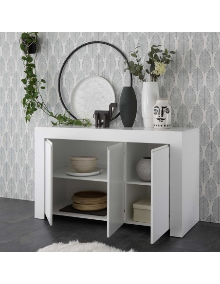 Credenza 3 ante Bianco opaco Florence