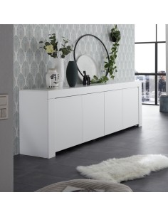 Madia 4 ante Bianco opaco Florence