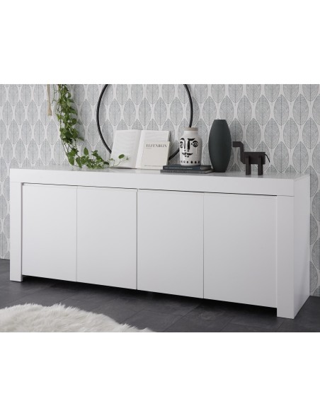 Madia 4 ante Bianco opaco Florence