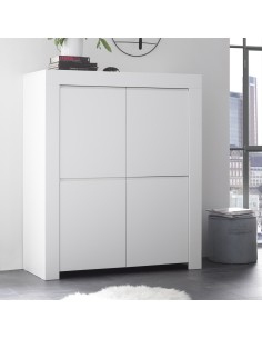 Madia 4 ante alta Bianco opaco Florence