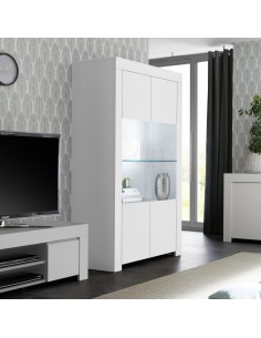 Vetrina 2 ante Bianco opaco Florence 2