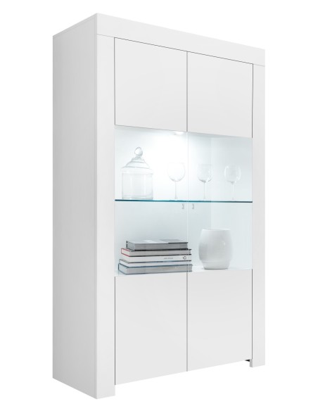 Vetrina 2 ante Bianco opaco Florence