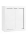 Mobile basso 2 ante Bianco laccato cm 70 x 35 x 78 H