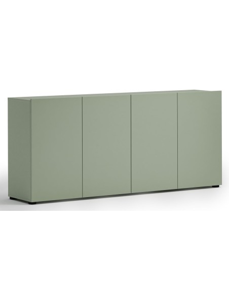 Madia 4 ante verde salvia laccato opaco