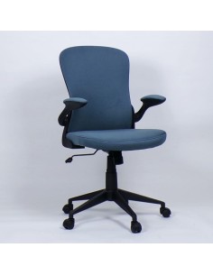 Poltrona Arizona in tessuto avio con braccioli reclinabili 2