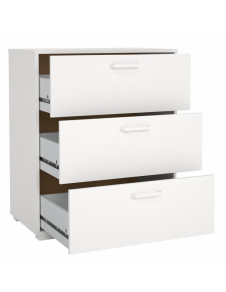 Cassettiera Sofia 3 cassettoni Bianco opaco