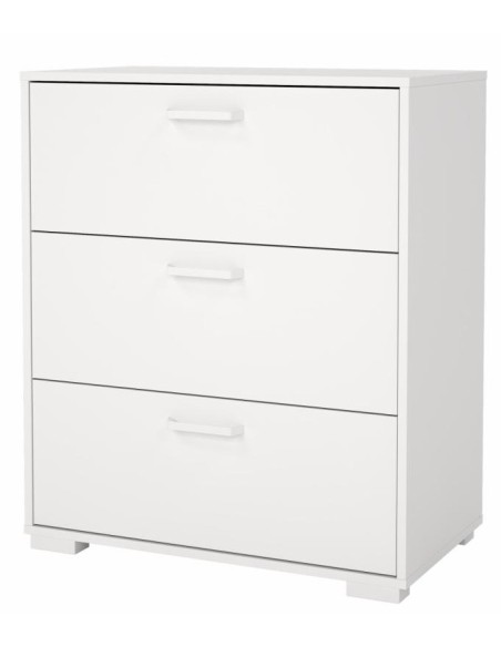 Cassettiera Sofia 3 cassettoni Bianco opaco