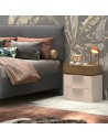 Comodino 3 cassetti Cashmere/Mercure cm 50 x 42 x 62 H