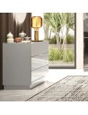Comò 3 cassetti Bianco lucido cm 110 x 52 x 83 H