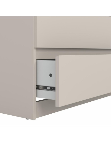 Cassettiera 5 cassetti Maxi profondità Cashmere/Rovere naturale