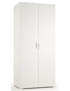 Armadio guardaroba 2 ante Bianco venato opaco