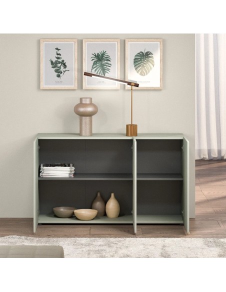 Madia 3 ante verde salvia laccato opaco