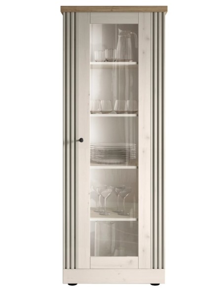 Vetrina soggiorno Rovere meringa/Rovere kadiz