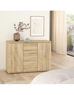 Credenza 2 ante 3 cassetti