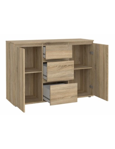 Credenza 2 ante 3 cassetti