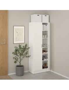 Armadio multiuso 6 ripiani Bianco