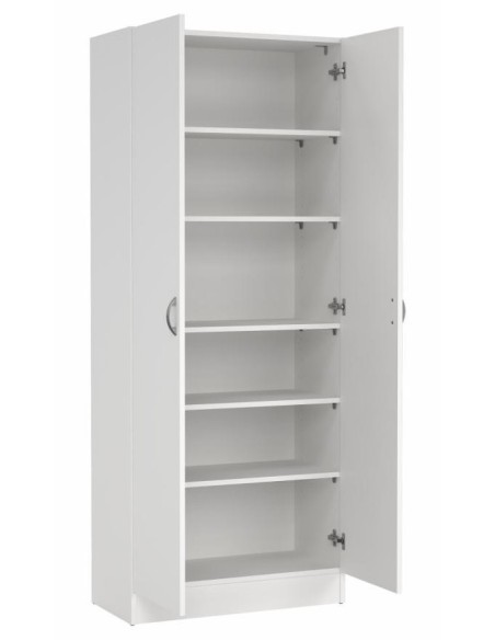 Armadio multiuso 6 ripiani Bianco