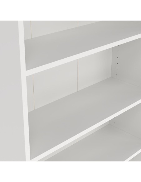 Libreria Basic alta larga Bianco opaco