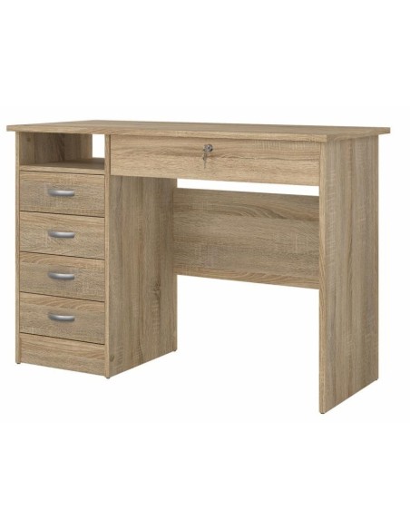 Scrivani 4 cassetti + 1 con serratura Quercia