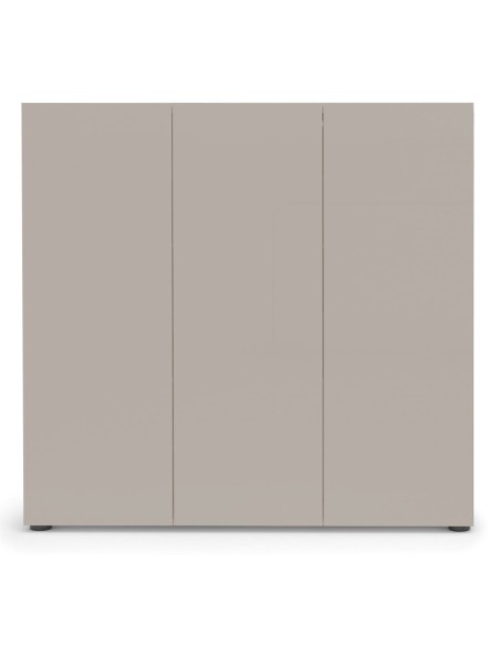 Scarpiera ingresso 3 ante cashmere laccato lucido