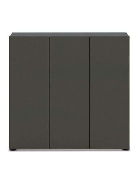 scarpiera ingresso 3 ante antracite lucido