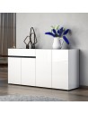 credenza 4 ante 1 cassetto bianco laccato ossido