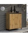 Credenza genio rovere artisan 2 ante su piedini soggiorno