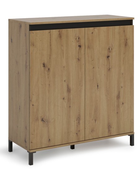 Credenza genio rovere artisan 2 ante su piedini soggiorno