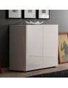 mobiletto madia 2 ante compatta bianco laccato lucido