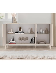 Madia 3 ante cashmere su piedini cm 155 2