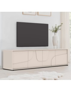 Porta TV 4 ante su piedini cashmere 2