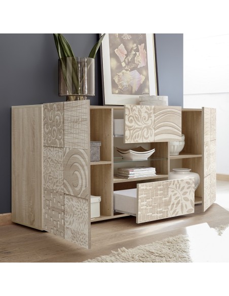 Credenza 2 ante 2 cassetti