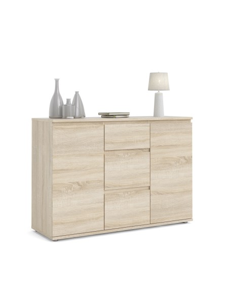 Credenza 2 ante 3 cassetti