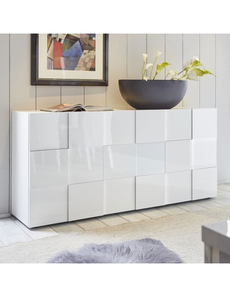 Credenza Madia con 3 ante in rilevo