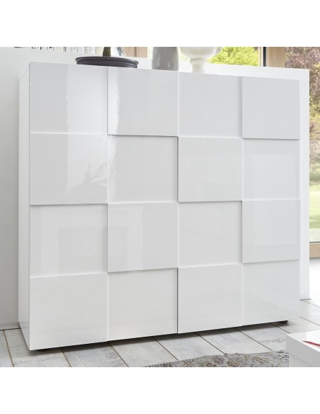 Madia credenza in bianco laccato